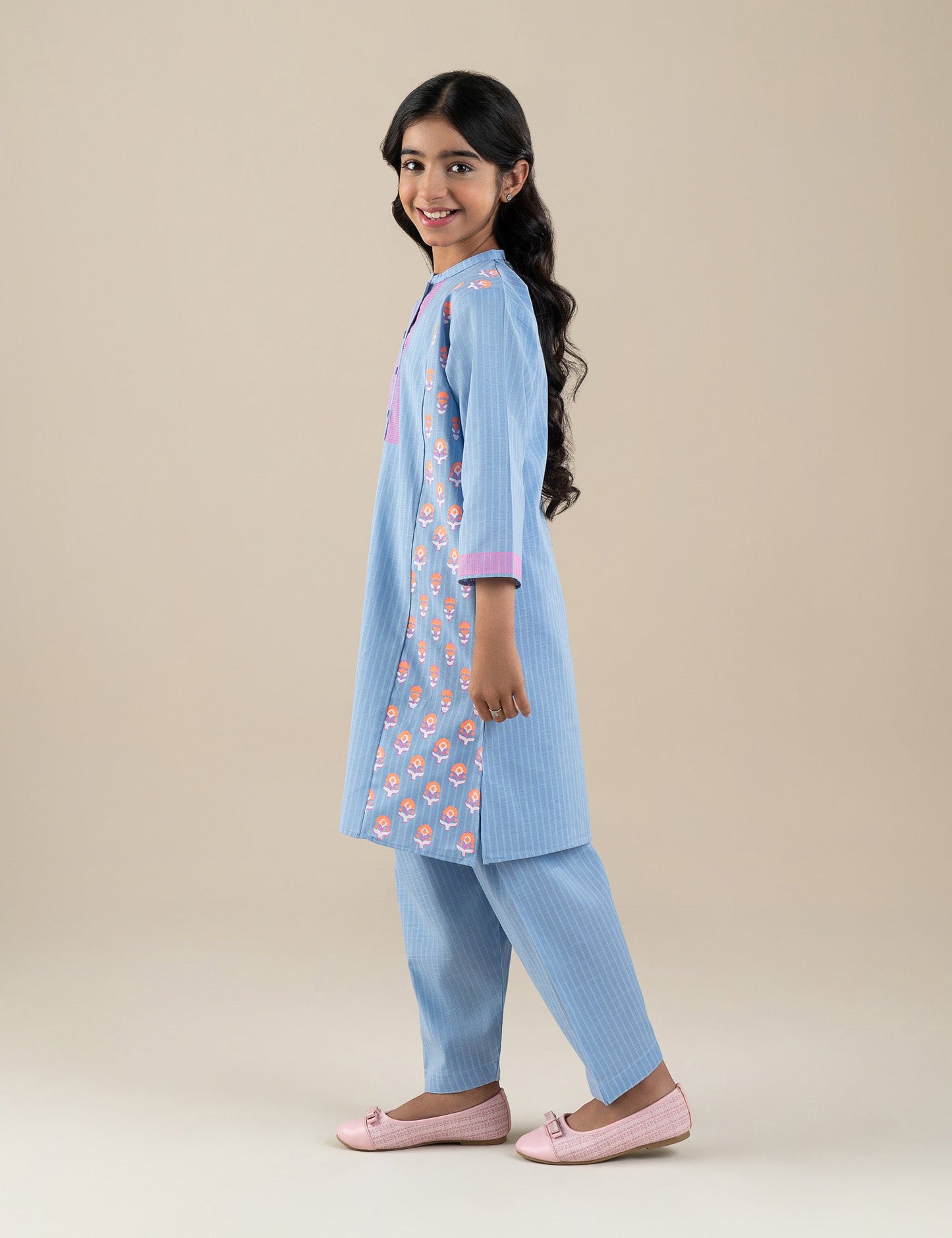 2 PIECE BLOCK PRINTED SUIT