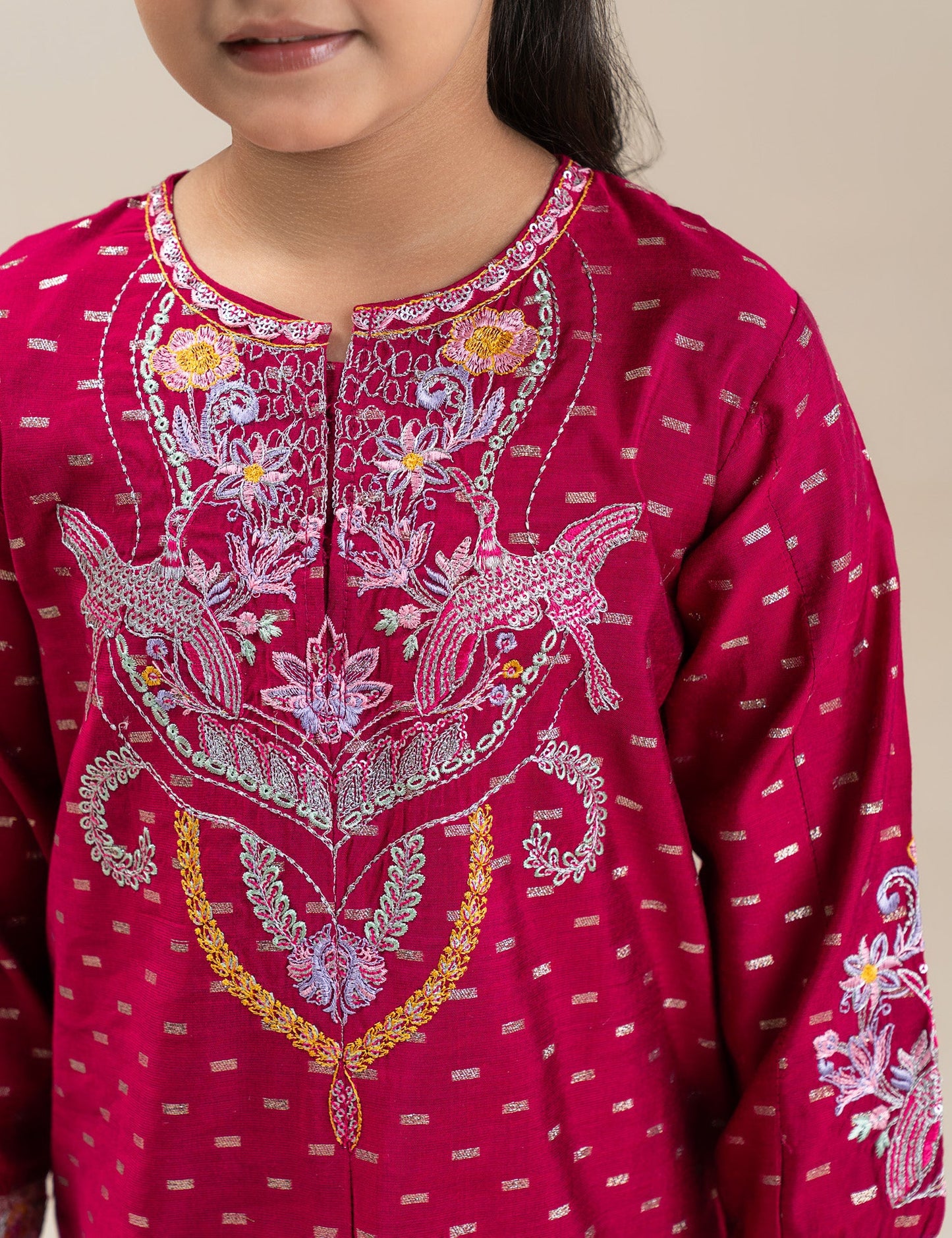 2 PIECE ETHNIC EMBROIDERED SUIT