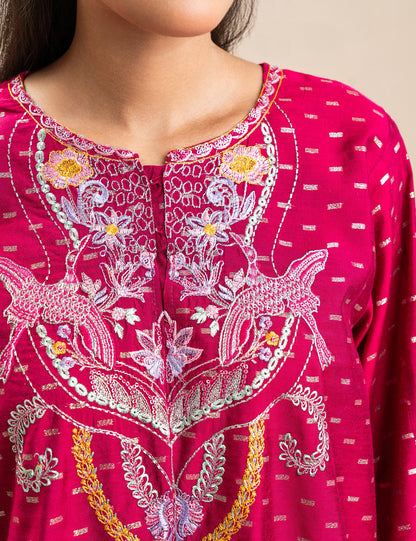 2 PIECE ETHNIC EMBROIDERED SUIT