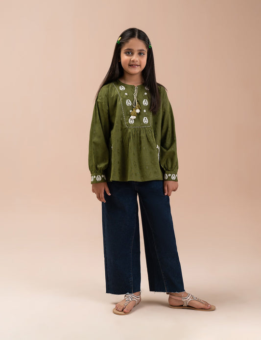 EMBROIDERED TOP