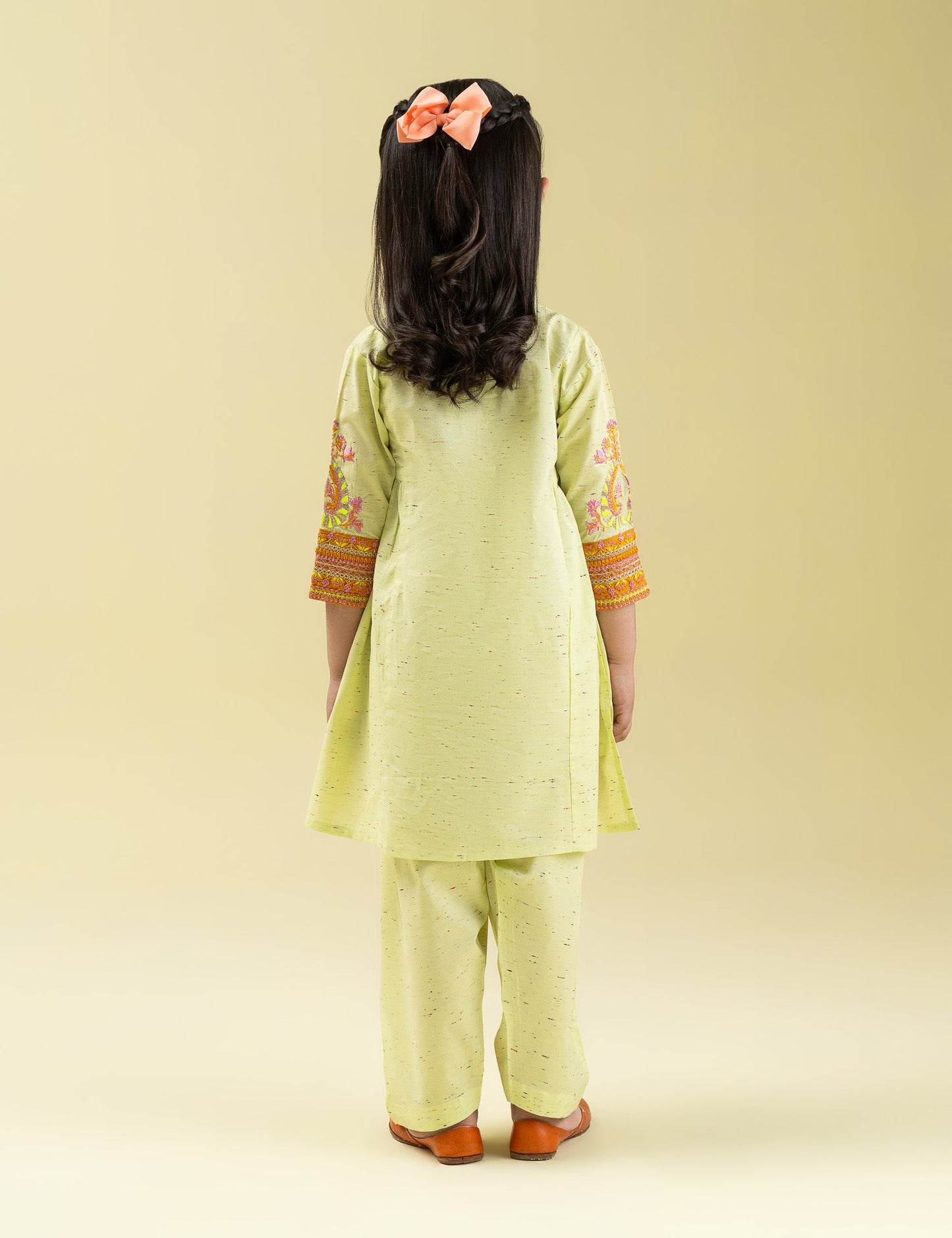 2 PIECE VIBRANT EMBROIDERD SUIT