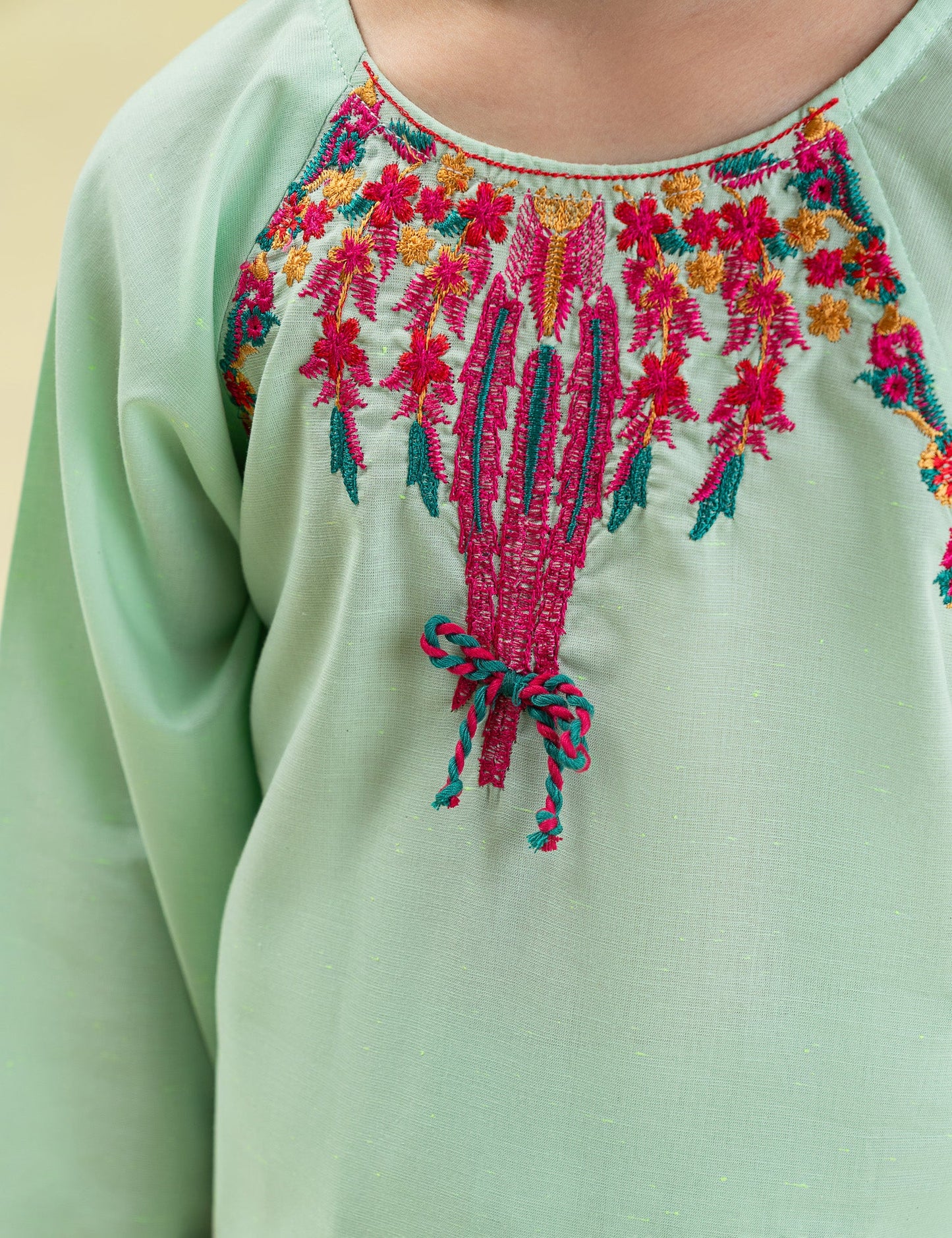 2 PIECE VIBRANT EMBROIDERED SUIT