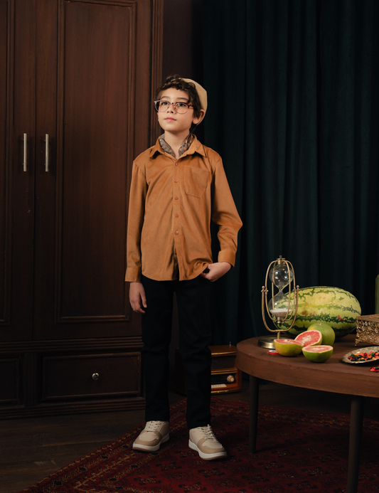 BUTTON DOWN CORDUROY SHIRT