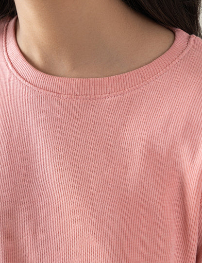 RIBBED T-SHIRT