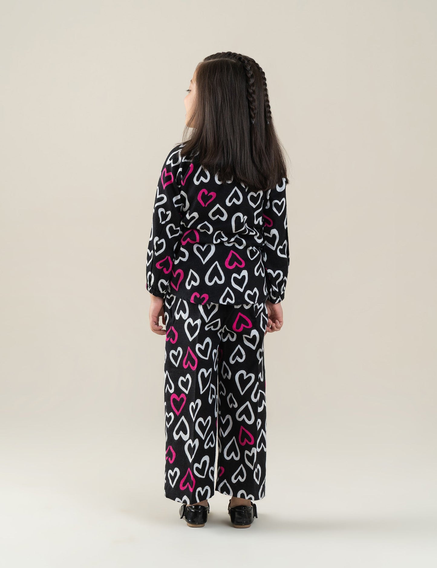 2 PIECE HEART PRINTED SUIT