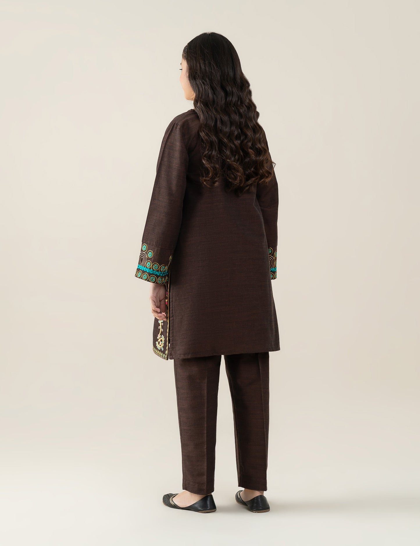 2 PIECE ETHNIC EMBROIDERED SUIT