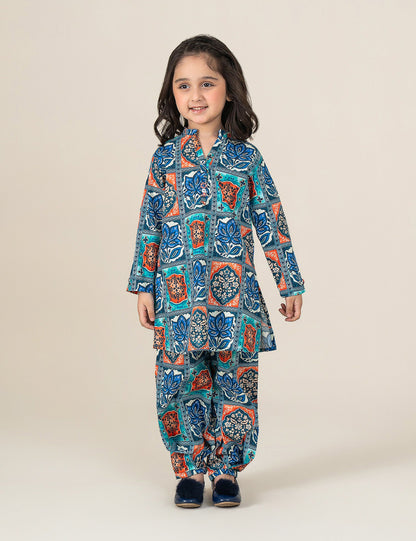 2 PIECE PRINTED SUIT
