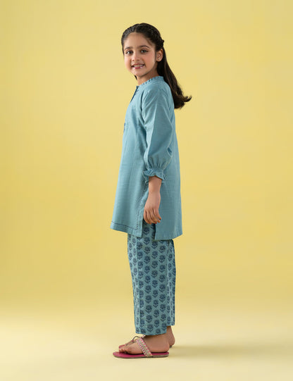 2 PIECE EMBROIDERED SUIT