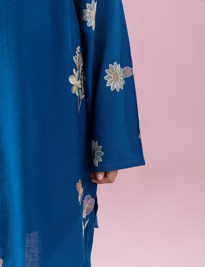2 PIECE FLORAL EMBROIDERED SUIT