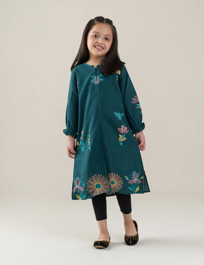 FLORAL EMBROIDERED DRESS