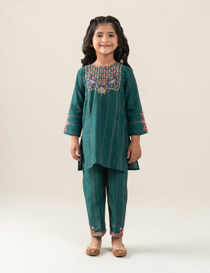 2 PIECE ETHNIC EMBROIDERED SUIT