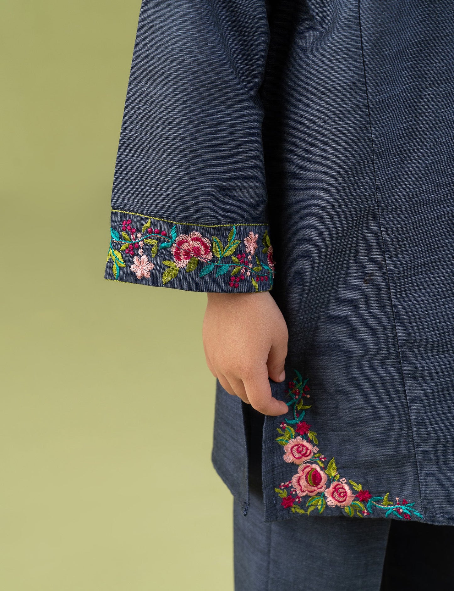 2 PIECE VIBRANT EMBROIDERED SUIT