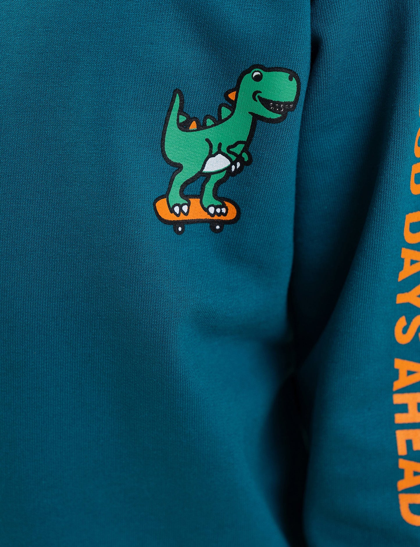2 PIECE GOOD DAYS AHEAD PRINTED SUIT