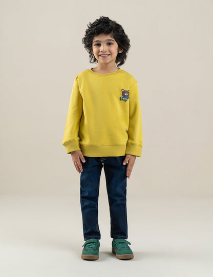PERFECT HUG PRINTED SWEATSHIRT