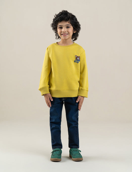 PERFECT HUG PRINTED SWEATSHIRT