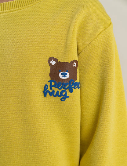 PERFECT HUG PRINTED SWEATSHIRT
