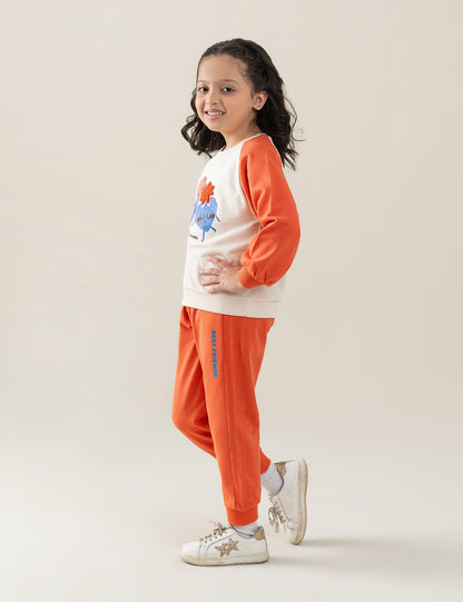2 PIECE BEST FRIENDS PRINTED SUIT