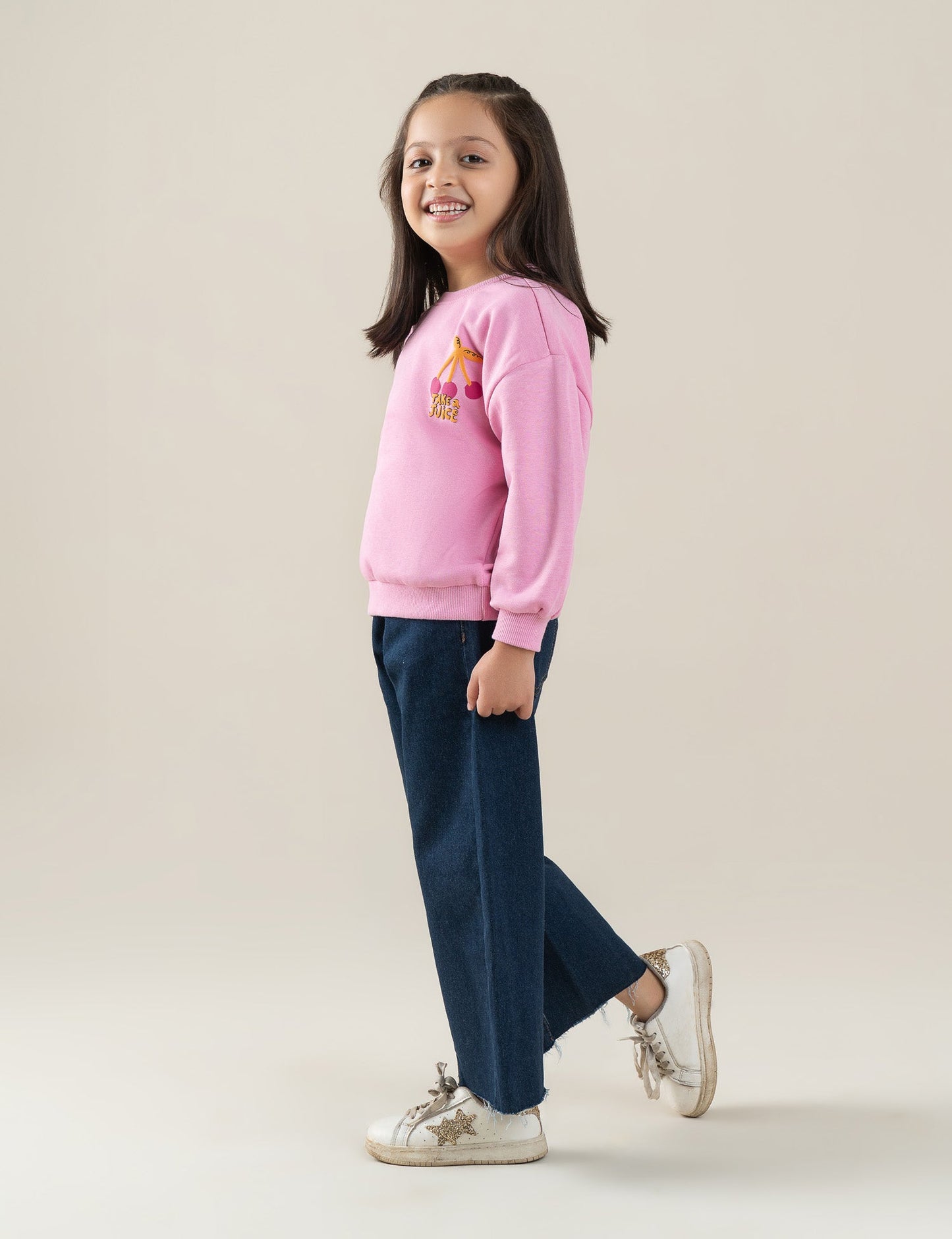 TAKE A JUICE PRINTED SWEATSHIRT