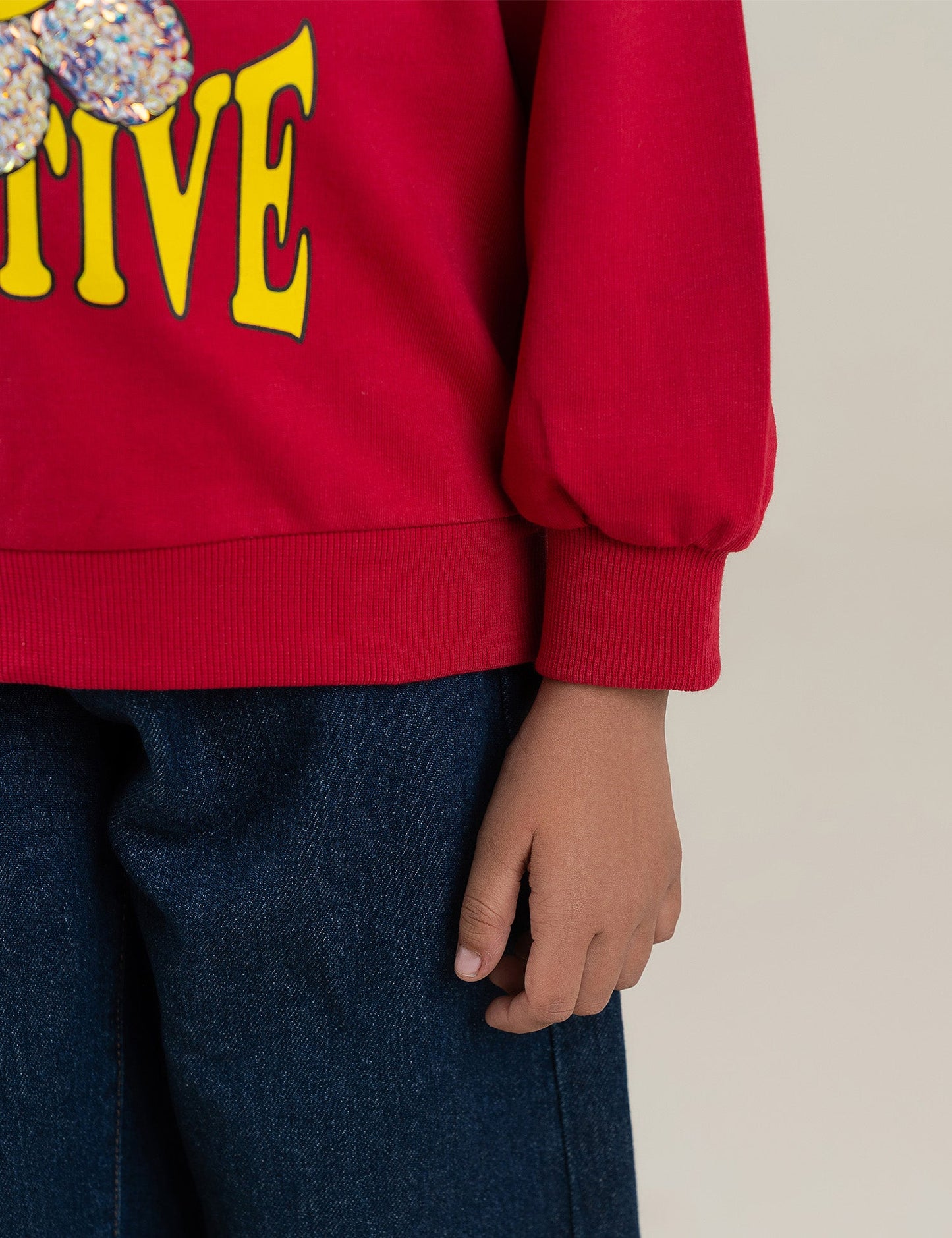FOREVER POSITIVE GRAPHIC SWEATSHIRT