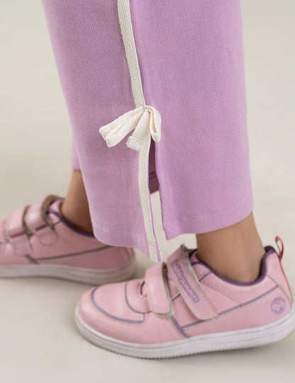CONTRAST TRIM PANTS
