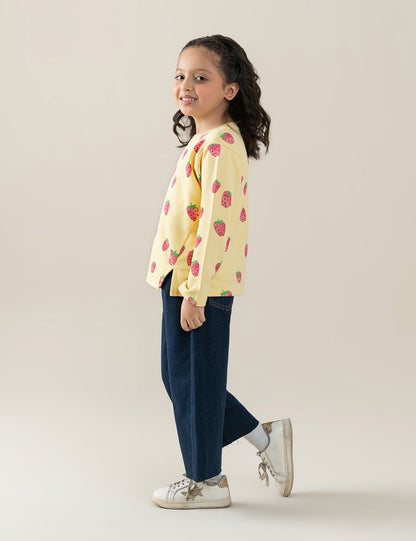 STRAWBERRY PRINTED T-SHIRT