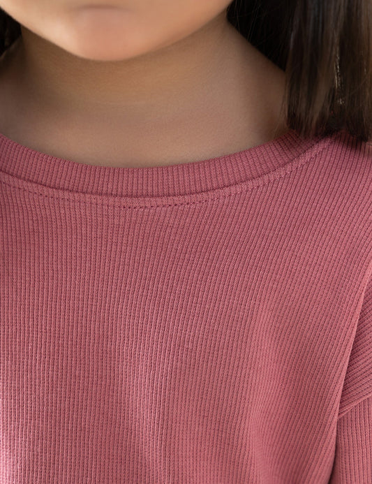 RIBBED T-SHIRT
