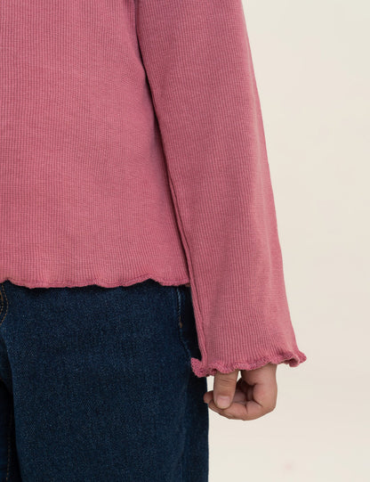 RIBBED T-SHIRT