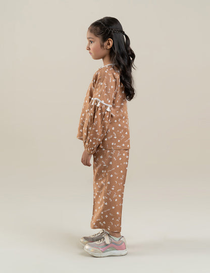 2 PIECE FLORAL PRINTED SUIT