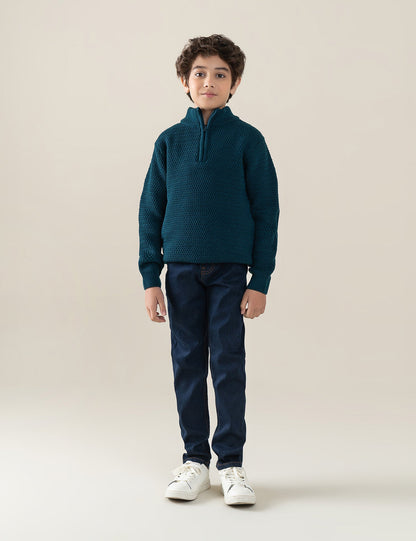 MOCK NECK SWEATER