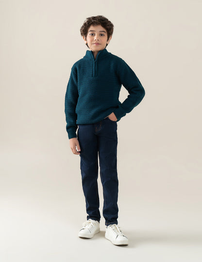MOCK NECK SWEATER
