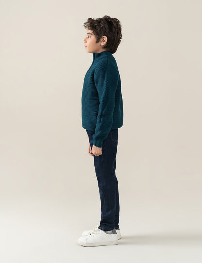 MOCK NECK SWEATER