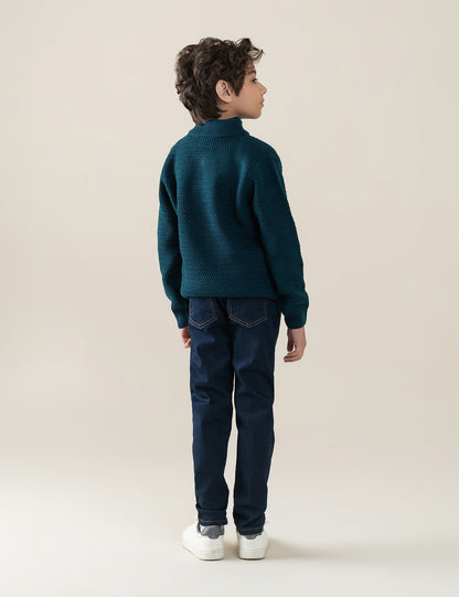 MOCK NECK SWEATER