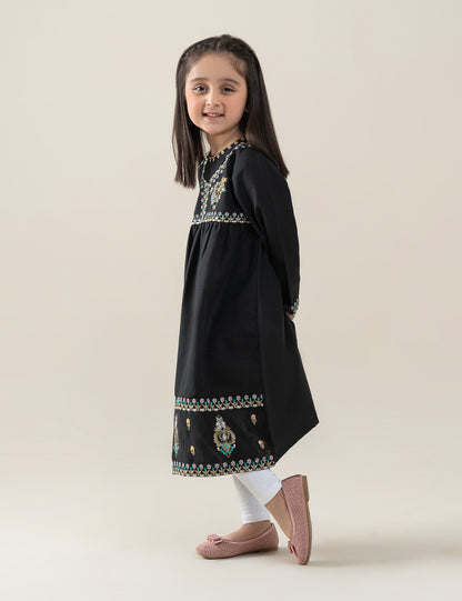 EMBROIDERED LONG DRESS