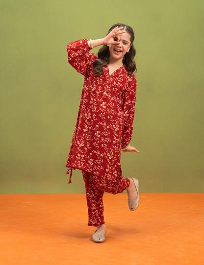 2 PIECE GEORGETTE PRINTED SUIT
