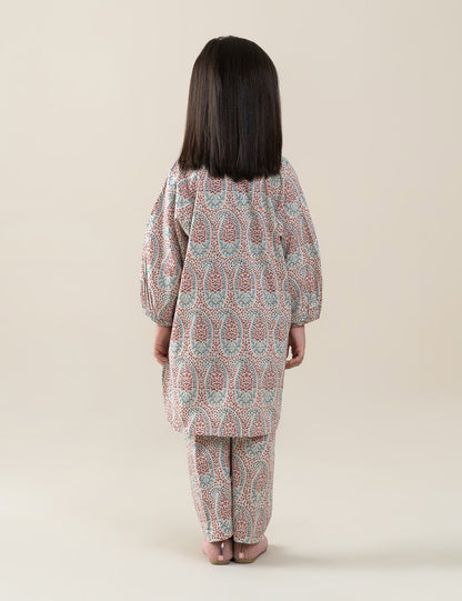 2 PIECE PRINTED SUIT