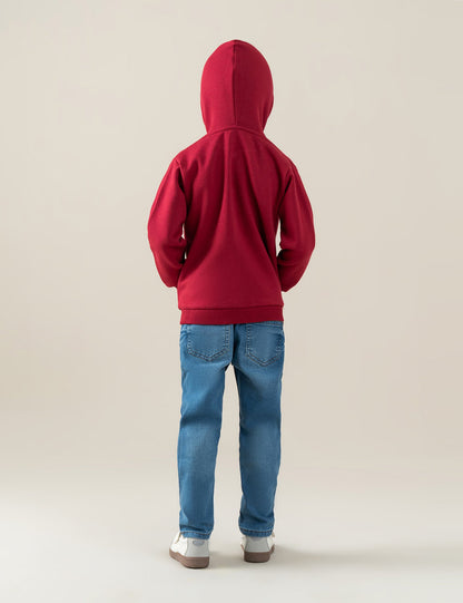 BASKETBALL GRAPHIC ZIP-UP HOODIE