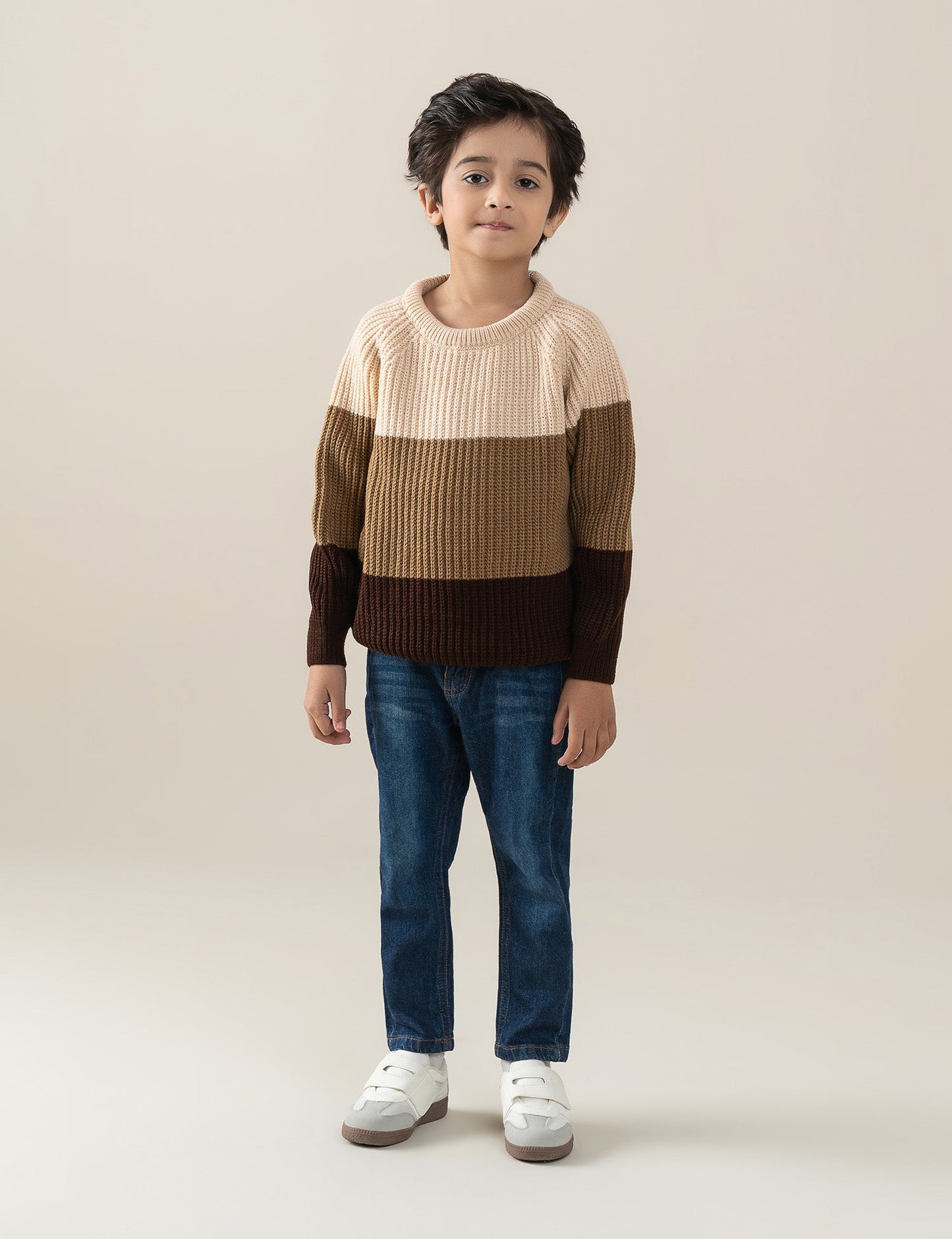 COLOR BLOCK SWEATER