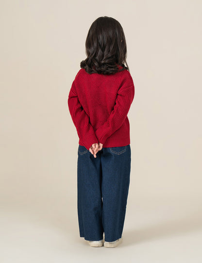 CABLE KNIT SWEATER