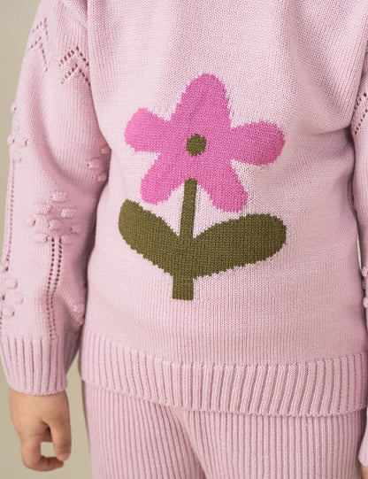 JACQUARD KNIT SWEATER