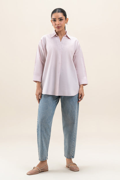 SOLID COLLAR SHIRT