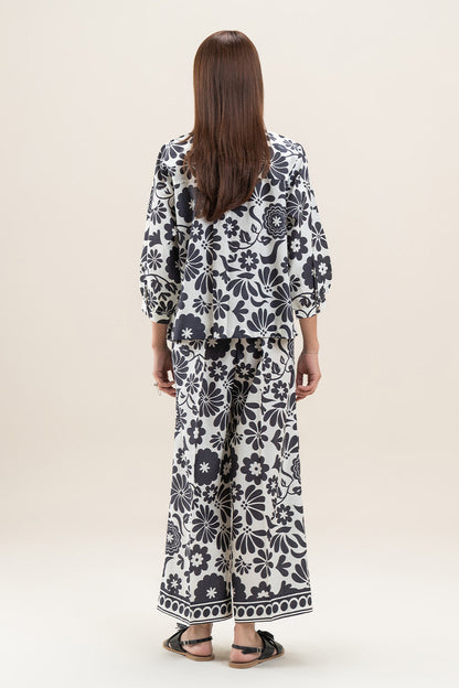 FLORAL VISCOSE COORD SET