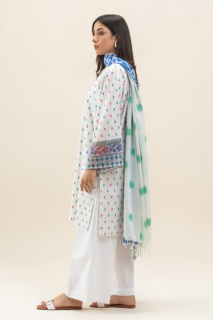 EMBROIDERED JACQUARD SHIRT (PRET)
