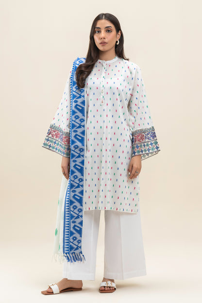 EMBROIDERED JACQUARD SHIRT (PRET)