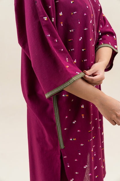 EMBROIDERED NEPS KARNDI SHIRT (PRET)