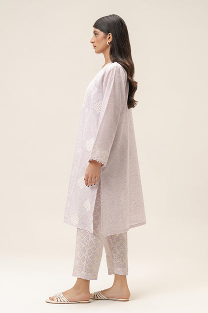 2 PIECE EMBROIDERED SPACE DYED MULTI NAPS SUIT (PRET)