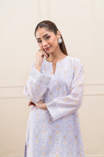 PRINTED PAPER COTTON SHIRT (PRET)