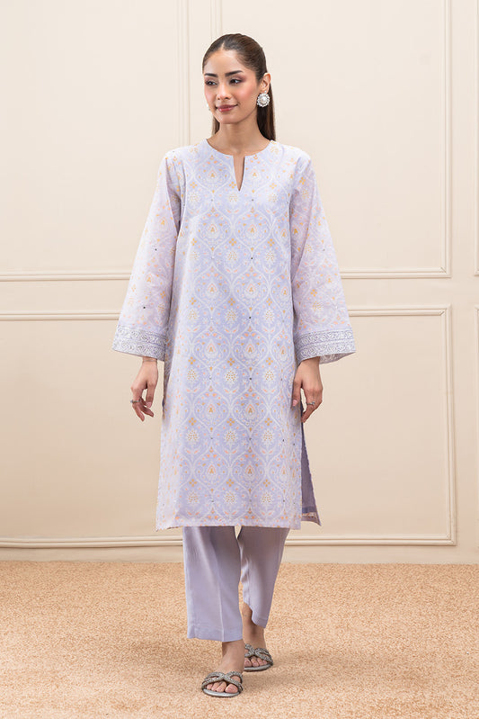 PRINTED PAPER COTTON SHIRT (PRET)