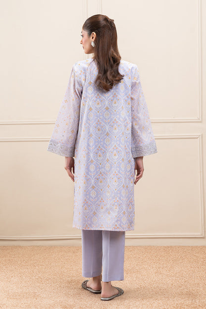 2 PIECE PRINTED PAPER COTTON SUIT (PRET)