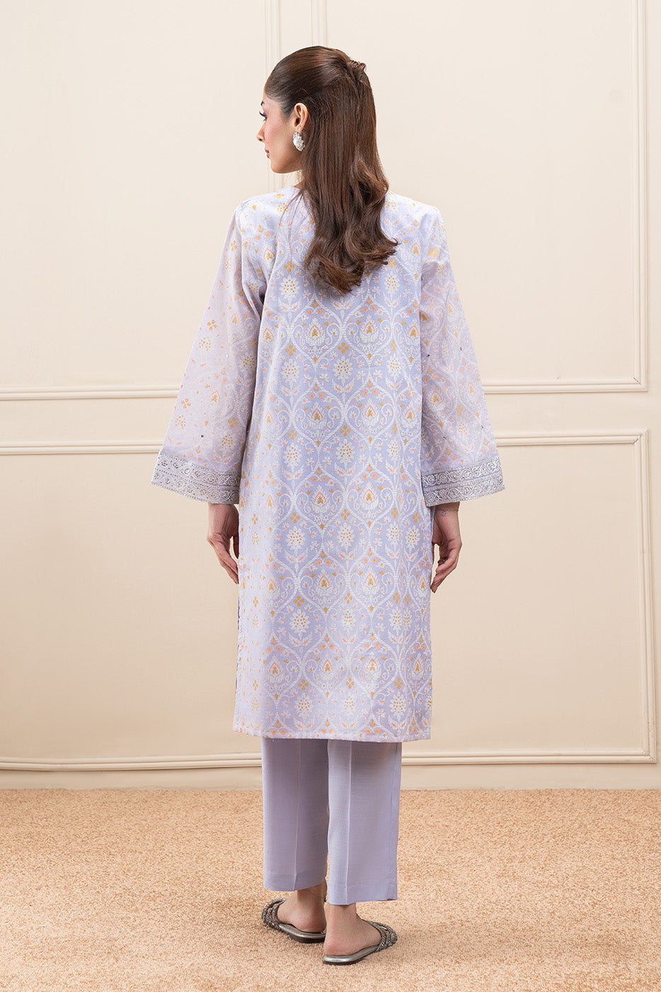 PRINTED PAPER COTTON SHIRT (PRET)