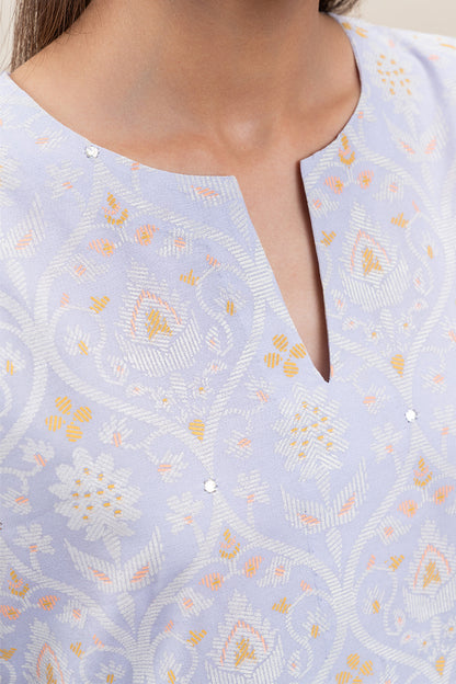 PRINTED PAPER COTTON SHIRT (PRET)